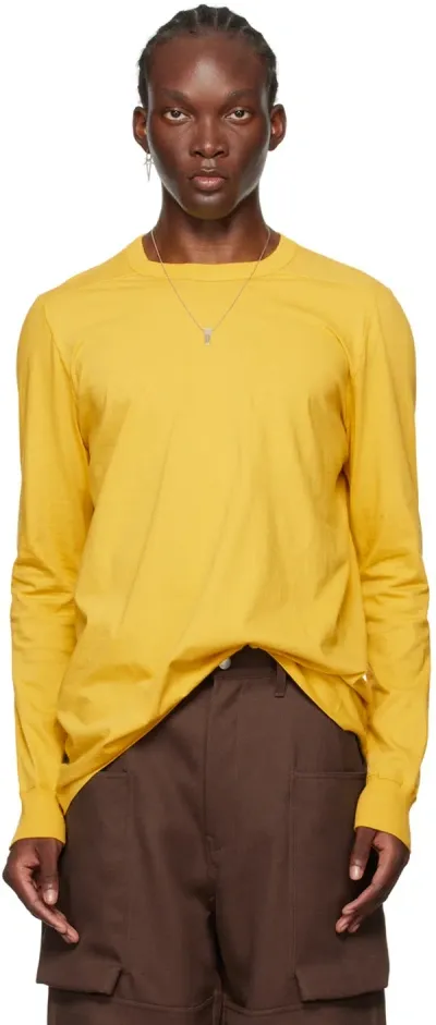 Rick Owens Yellow Porterville Level Long Sleeve T-shirt