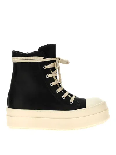 Rick Owens Mega Bumper Sneakers White/black