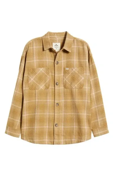 Rip Curl Desert Dreams Flannel Shirt In Bronze