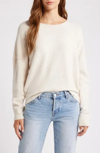 Rip Curl Emily Crewneck Sweater In Ecru Marle