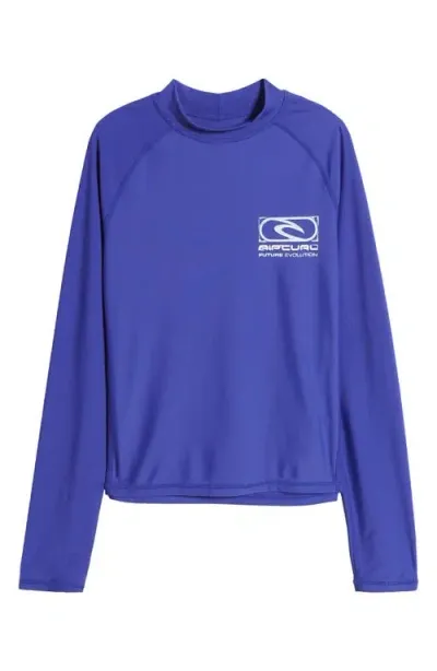 Rip Curl Kids' Future Evolution Uv Long Sleeve Performance Rashguard In Wild Berry