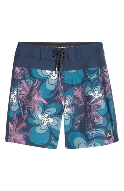 Rip Curl Kids' Mirage Mason Barrel Board Shorts In Dusty Purple