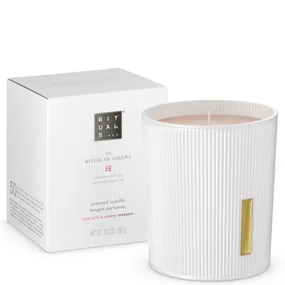 Rituals The Ritual Of Sakura - Floral Cherry Blossom & Rice Milk - Scented Candle 290g In White