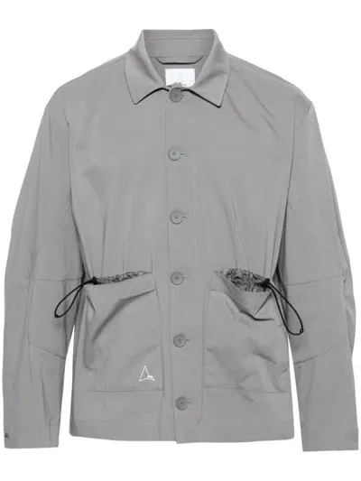 Roa Chore Button-up Shirt In Gray