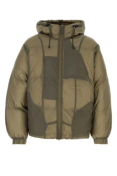 Roa Taupe Smooth Down Jacket In Brown