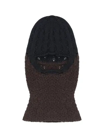 Roa Flower Stitch Balaclava In Black