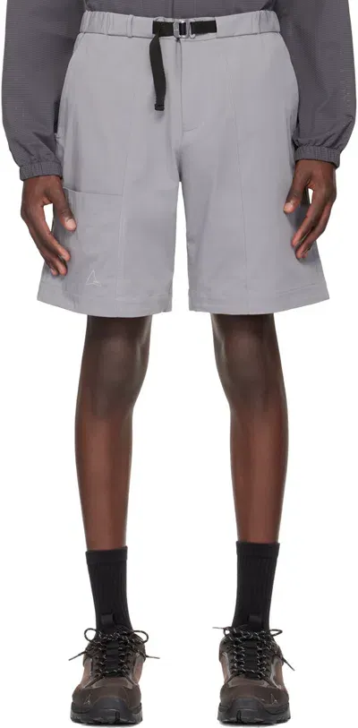 Roa Gray Climbing Shorts In White