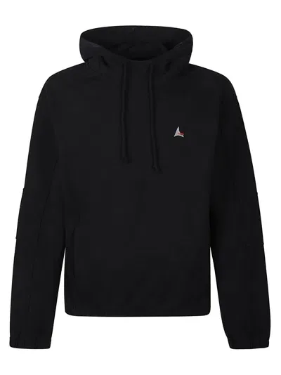 Roa Heavy Hoodie In Black