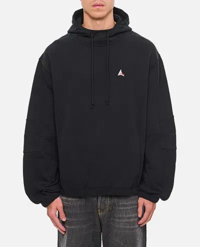 Roa Heavy Hoodie In Black