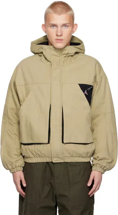 Roa Taupe Canvas Cotton Jacket