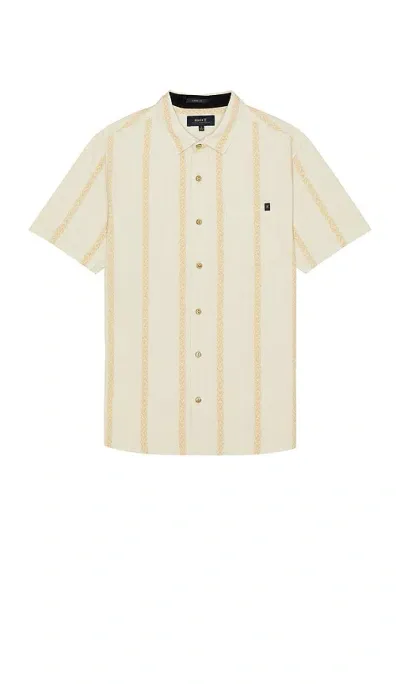 Roark Journey Woven Shirt In Cream