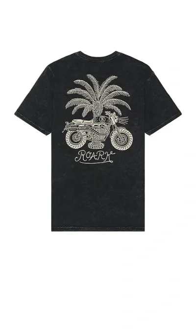 Roark Moto Tee In Black