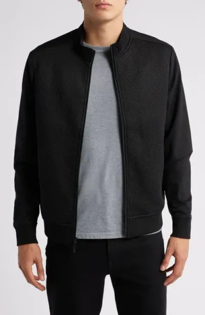 Robert Barakett Curtin Full Zip Jacket In Black