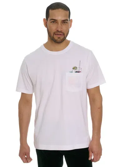 Robert Graham Cocktail Splash T-shirt In White