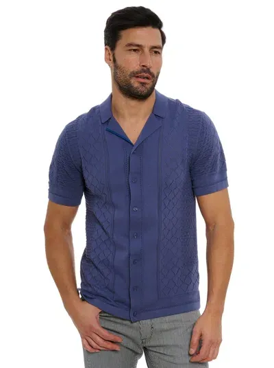 Robert Graham Delmar Sweater In Indigo