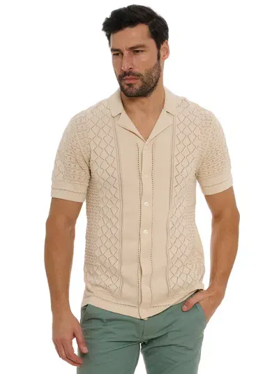 Robert Graham Delmar Sweater In Oatmeal