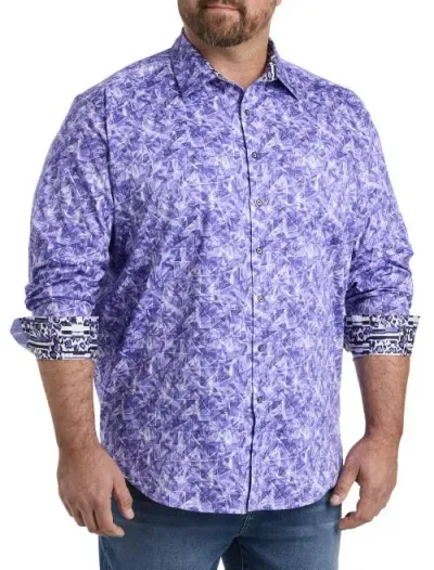 Robert Graham Dxl Robert Graham Kimball Sport Shirt In Purple