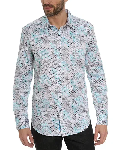 Robert Graham Hendriks Button Front Printed Shirt In Multi