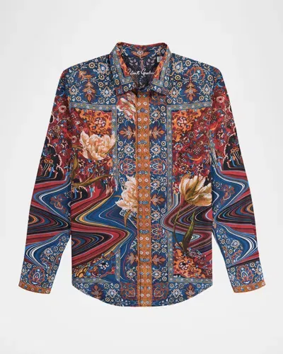 Robert Graham Men's Killington Woven Floral Sport Shirt In Multi