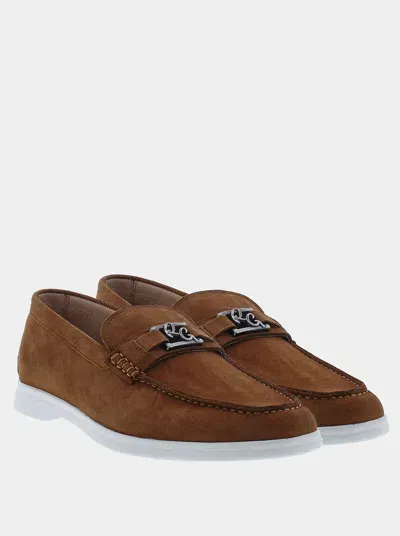 Robert Graham Thasos Loafers In Cognac