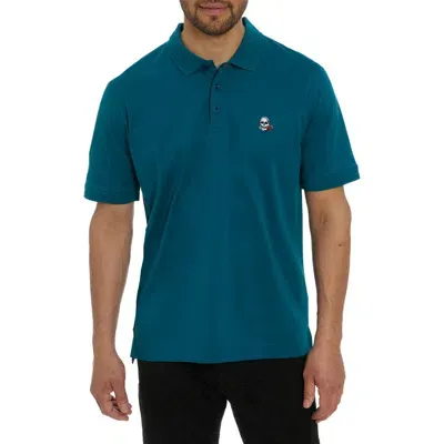 Robert Graham The Player Polo In Teal