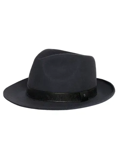 Robert Graham Trilby Hat In Charcoal