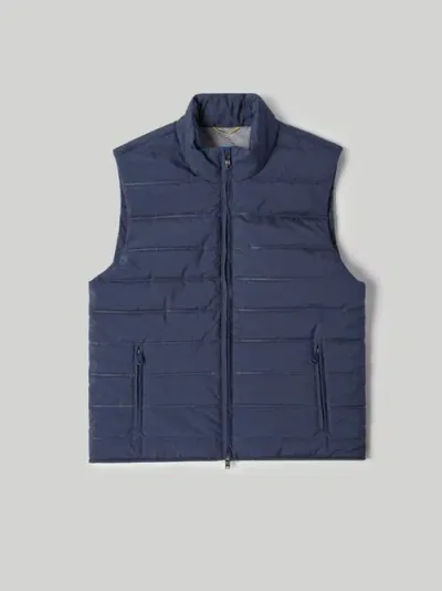 Robert Talbott Driver Vest In Navy