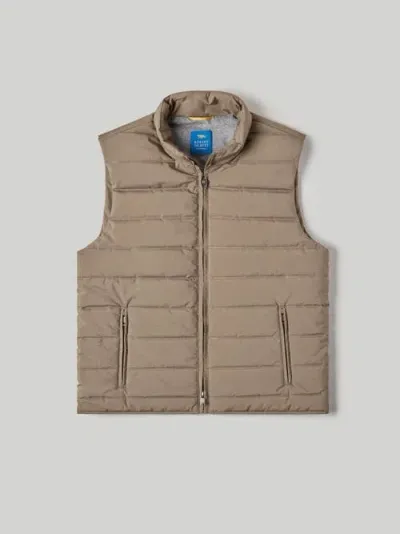 Robert Talbott Driver Vest In Taupe