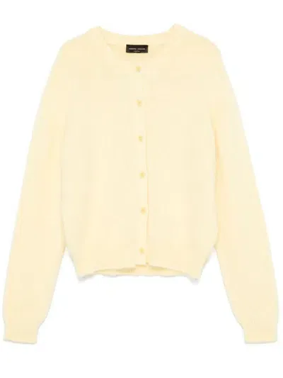 Roberto Collina Cardigan Clothing In Yellow