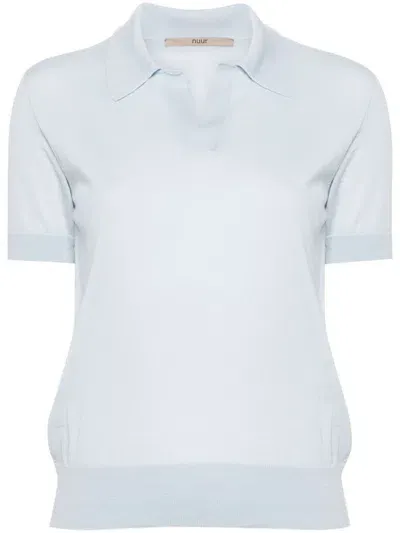 Roberto Collina Short Sleeve Polo Clothing In Blue