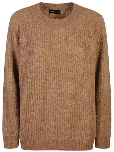 Roberto Collina Sweaters In Brown