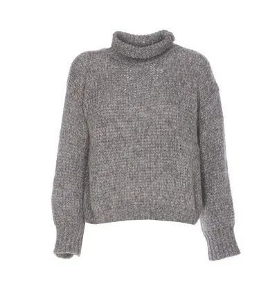 Roberto Collina Sweaters In Grey