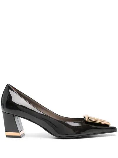 Roberto Festa 50mm Leather Pumps In Black