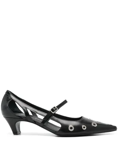 Roberto Festa 50mm Punk Pumps In Black