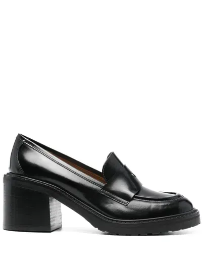 Roberto Festa 70mm Leather Loafers In Black