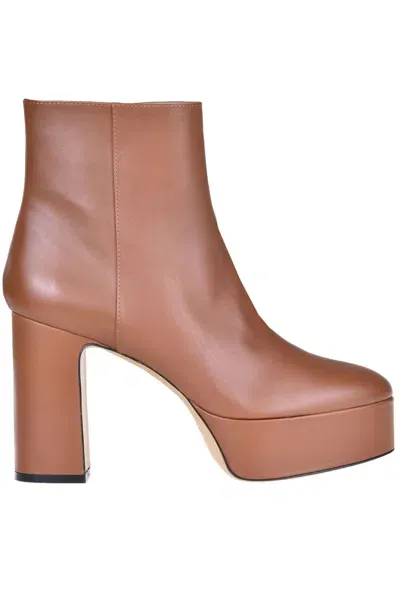 Roberto Festa Sindra Platform Ankle-boots In Brown