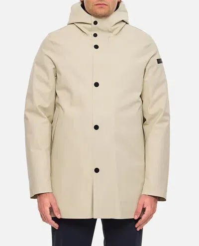 Roberto Ricci Design Rubber Double Parka Jkt In Beige