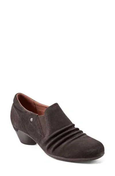 Rockport Cobb Hill Lucy Bootie In Dark Brown