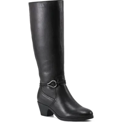 Rockport Cobb Hill Presley Tall Boot In Black