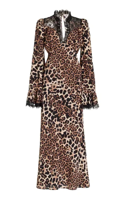 Rodarte Leopard-print Silk Maxi Dress