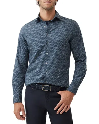 Rodd & Gunn Bellmount Button Front Shirt In Indigo