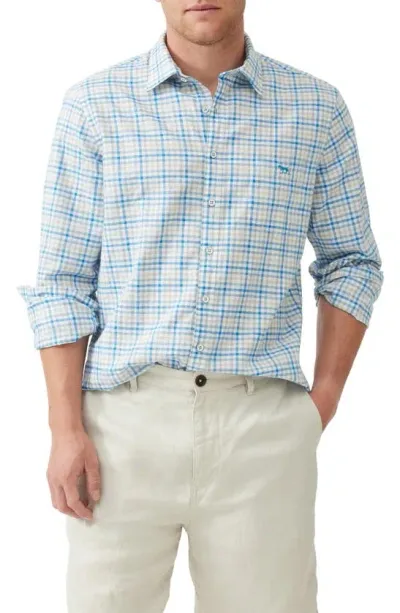 Rodd & Gunn Men's Gebbies Valley Gingham Sport Shirt In River