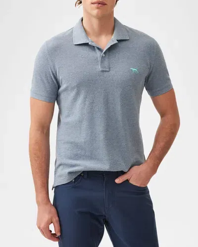 Rodd & Gunn Men's The Gunn Polo Shirt In Steel Blue