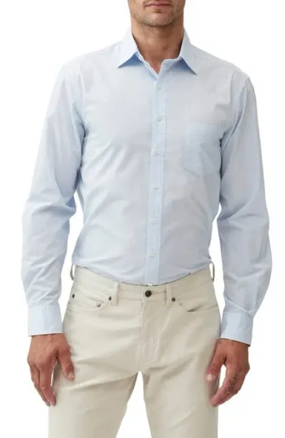 Rodd & Gunn Lowcliffe Button Front Shirt In Sky