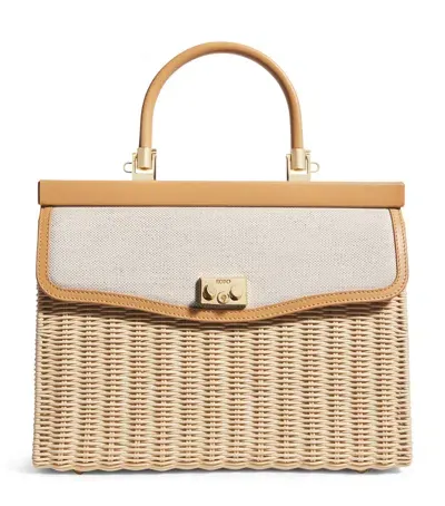 Rodo Raffia Paris Willow Top-handle Bag