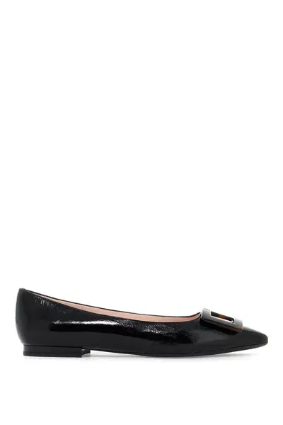 Roger Vivier Ballet Flats In Black