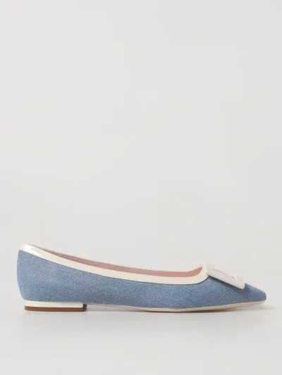 Roger Vivier Ballet Flats  Woman Color Denim