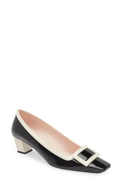 Roger Vivier Belle Vivier Buckle Pump In Black