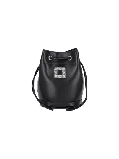 Roger Vivier Mini Bag "très Vivier" In Black  