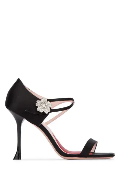 Roger Vivier Sandals In Nero